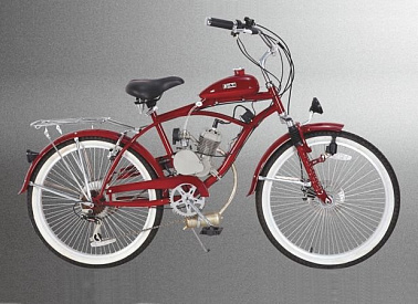 Велосипед 26" с веломотором MATTIAS GH-32605C (колеса 26, движок 50 (ДВС))