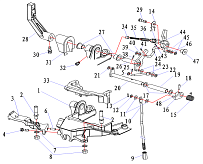 Система переключения 2-х тактного ПЛМ HIDEA 30F