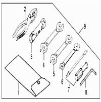 Набор инструментов МОТОЦИКЛА Racer RC200-GY8 Ranger