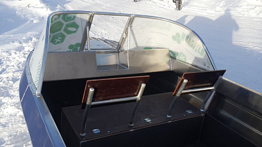 Алюминиевая моторная лодка Тактика-390