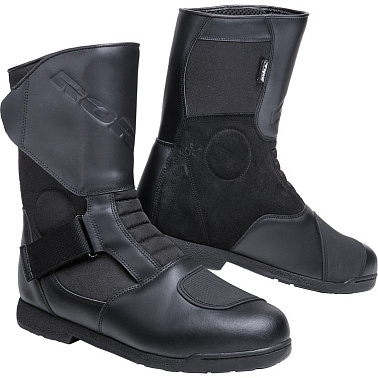 Мотоботы кожаные POLO Road Summer Touring 1.0 черные