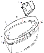 Колпак 2-х тактного ПЛМ HIDEA 30F