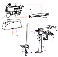 Колпак 2-х тактного ПЛМ HIDEA 3F