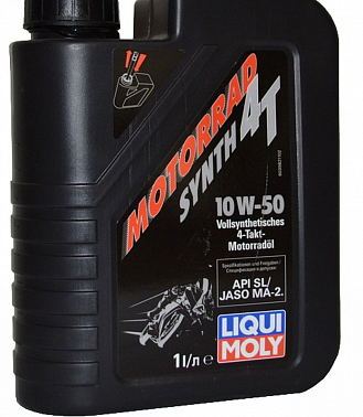 Масло LiquiMoly Motorrad Synth 4T 10W-50 1л