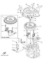Маховик 4-Х ТАКТНОГО ПЛМ YAMABISI F9.9BMS