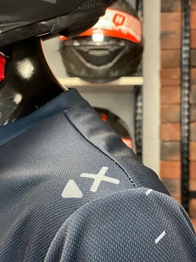 Джерси мотокросс HETOSHI DEMURE TYPE-2 цв, Серо-черный р.XXL