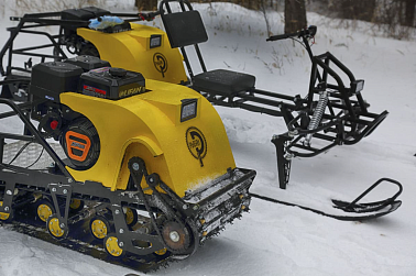 Мотобуксировщик РЫБАК PKD 17 л.с. (длинная база 1430мм)