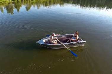 Алюминиевая моторная лодка Тактика-390 Р